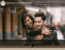 Tablet Screenshot of erodriguezdds.com